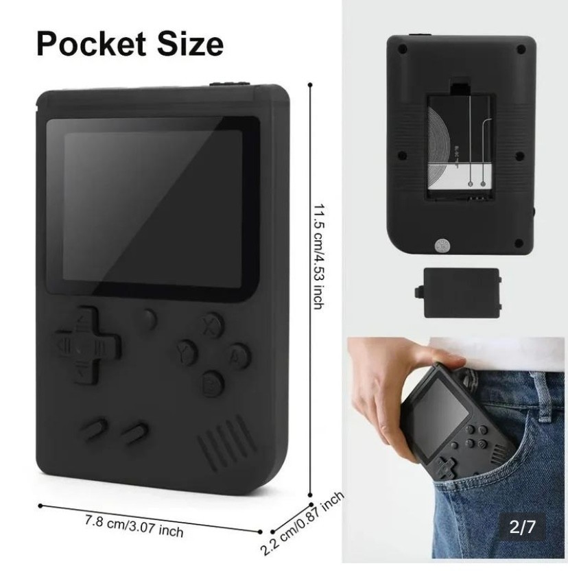 JAFATOY Retro Handheld Games Console for Kids/Adults, 168 Classic Games 8 Bit Ga