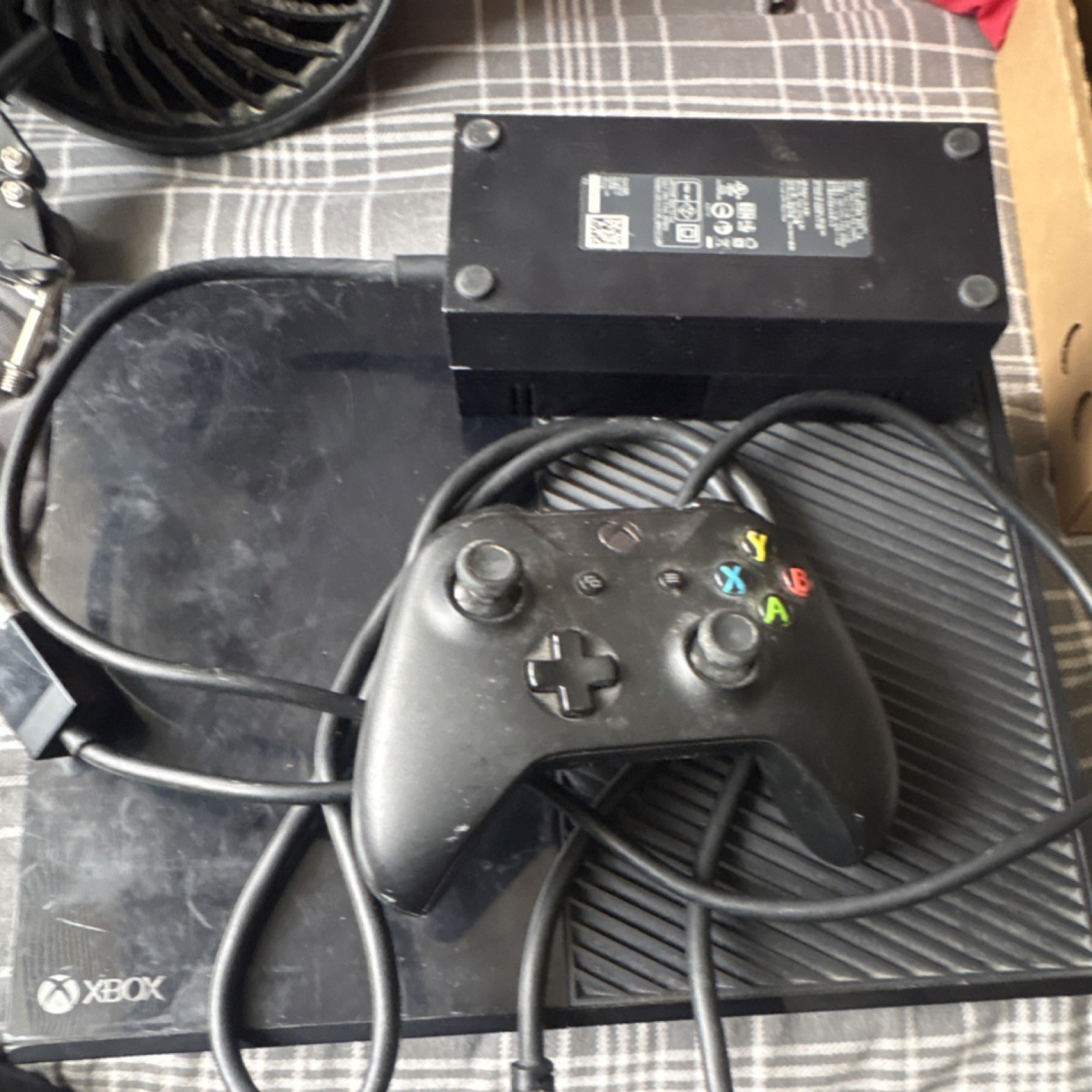 Microsoft Xbox One Black Console with Wireless Controller, HDMI, USB, Ethernet