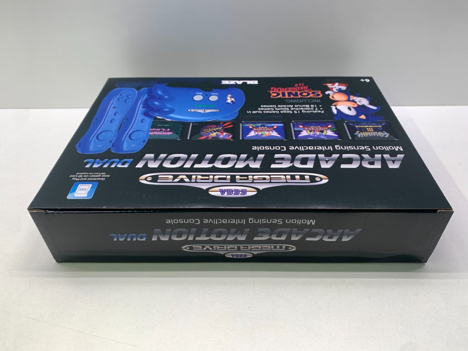SEGA MEGA DRIVE ARCADE MOTION DUAL BLAZE CONSOLE – 37 GAMES INCLUDED – NEW