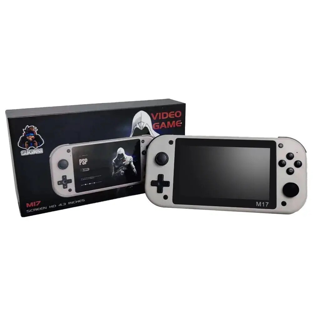 M17 Handheld Game Player Emuelec System 4.3 Inch LCD Screen Video Gaming Console