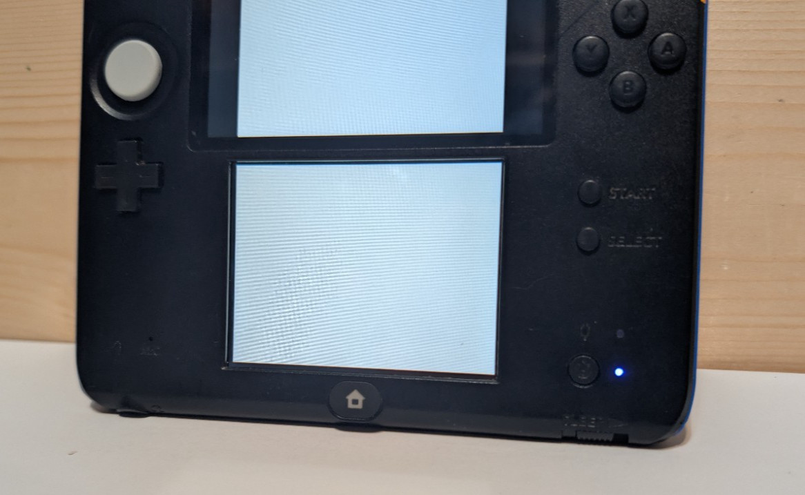 Nintendo 2DS Blue/Black US Version W/Cable *Tested*