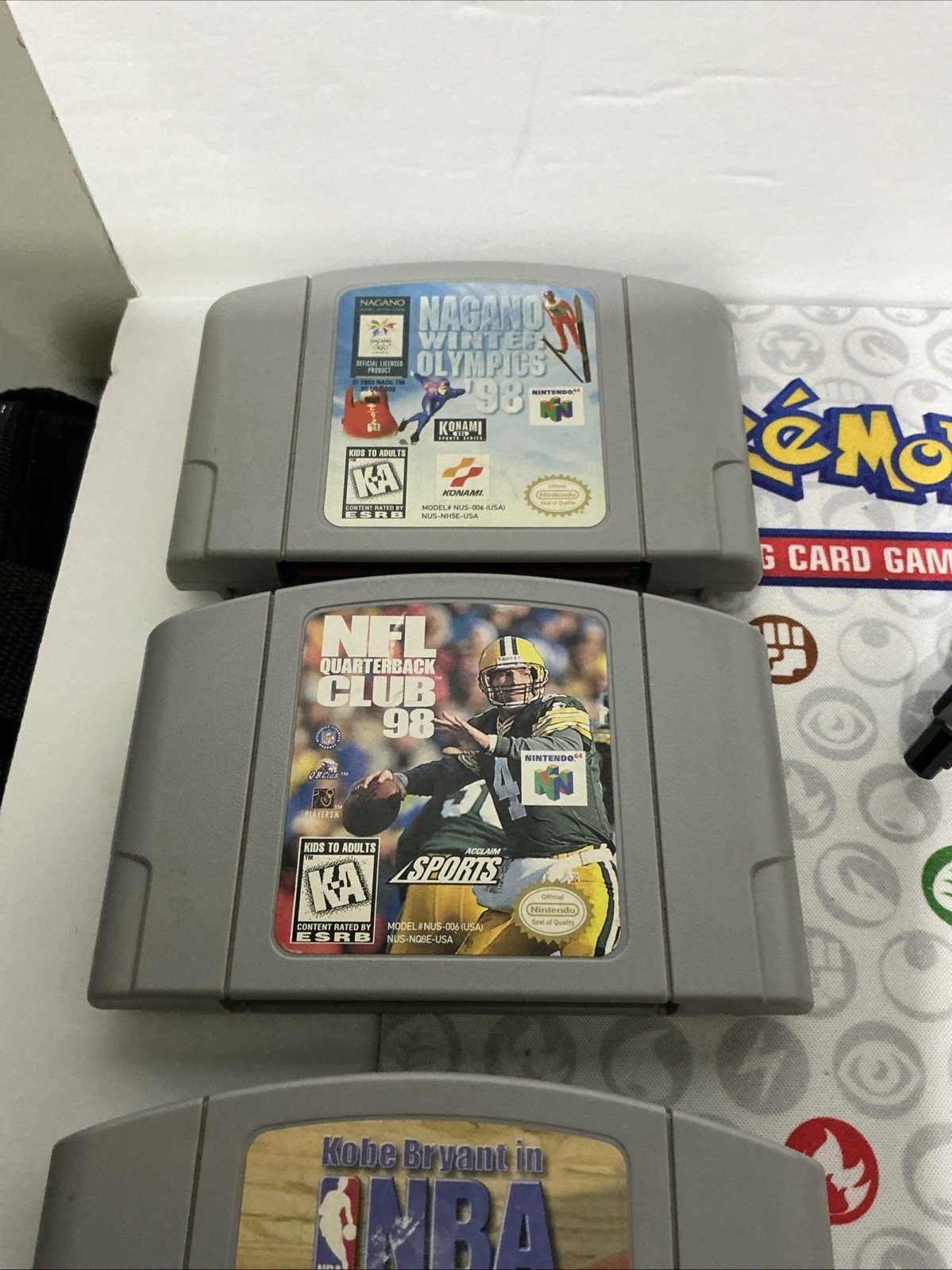 Nintendo 64 N64 Console Bundle Tested Working 2 OEM Controllers – 10 Games!