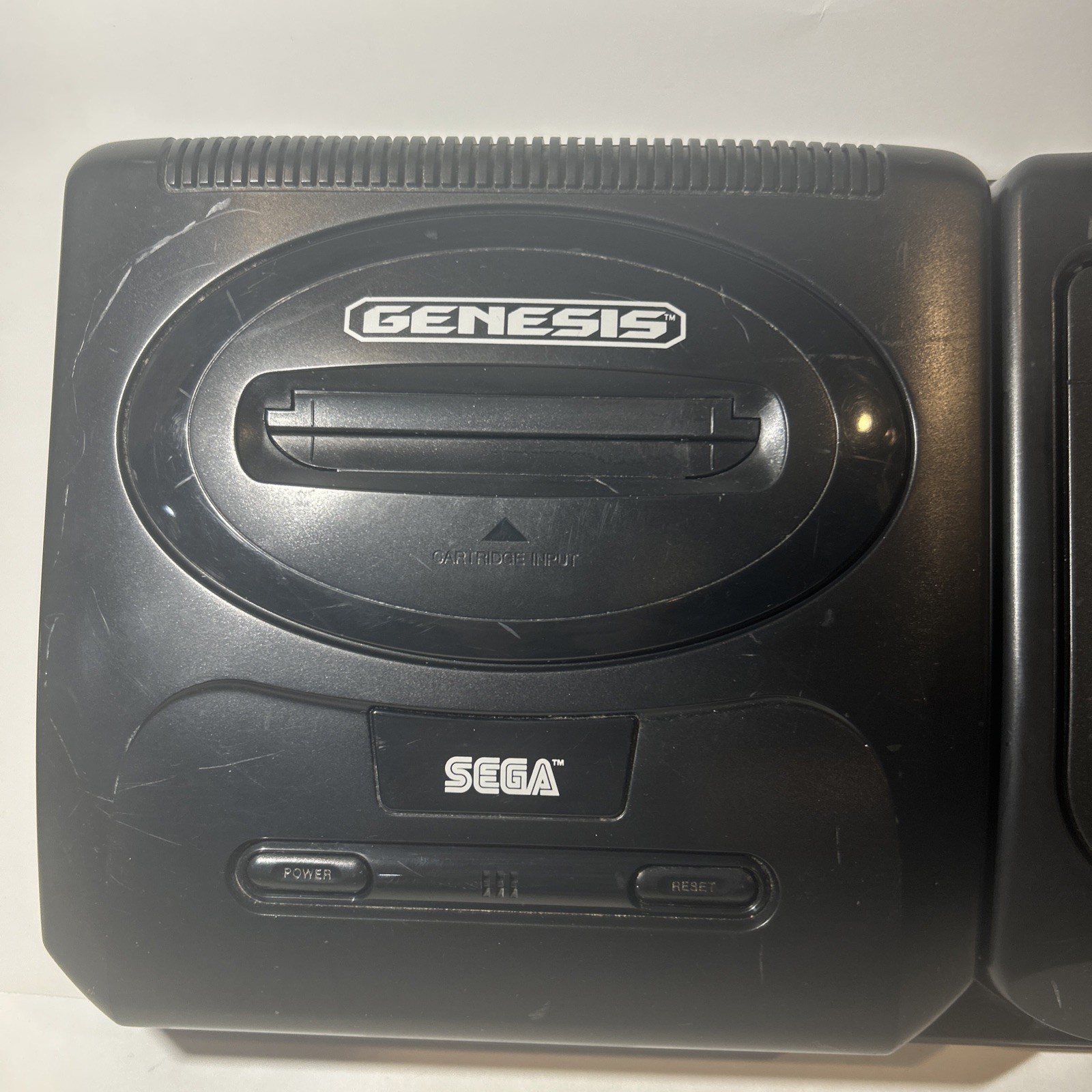Genesis MK-4102A Home Console CD Player Black W/Power Cords/ Games- Untested