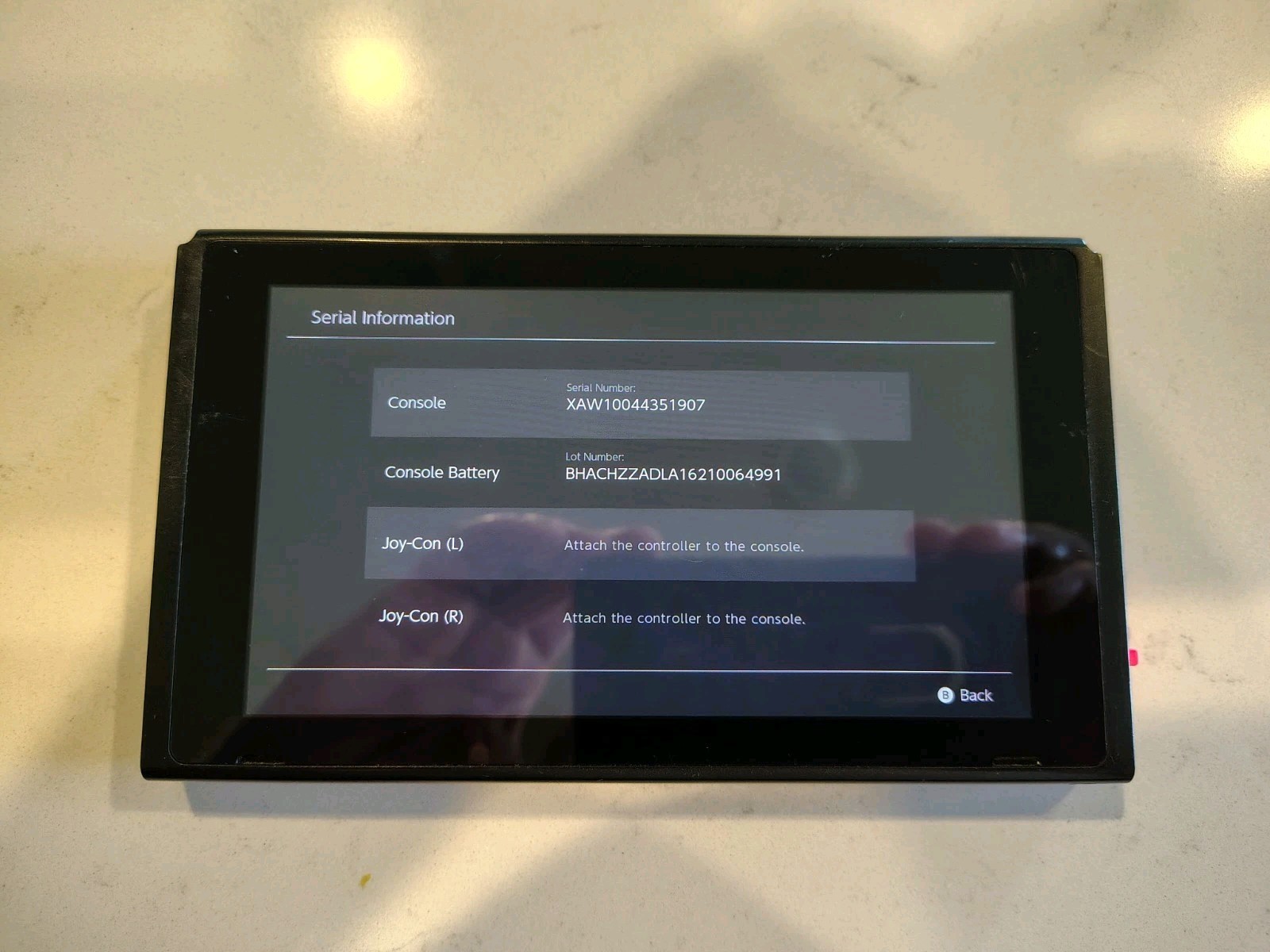 LightUse Nintendo Switch Console Unpatched v1 hac 001 2017 low serial w rcm jig