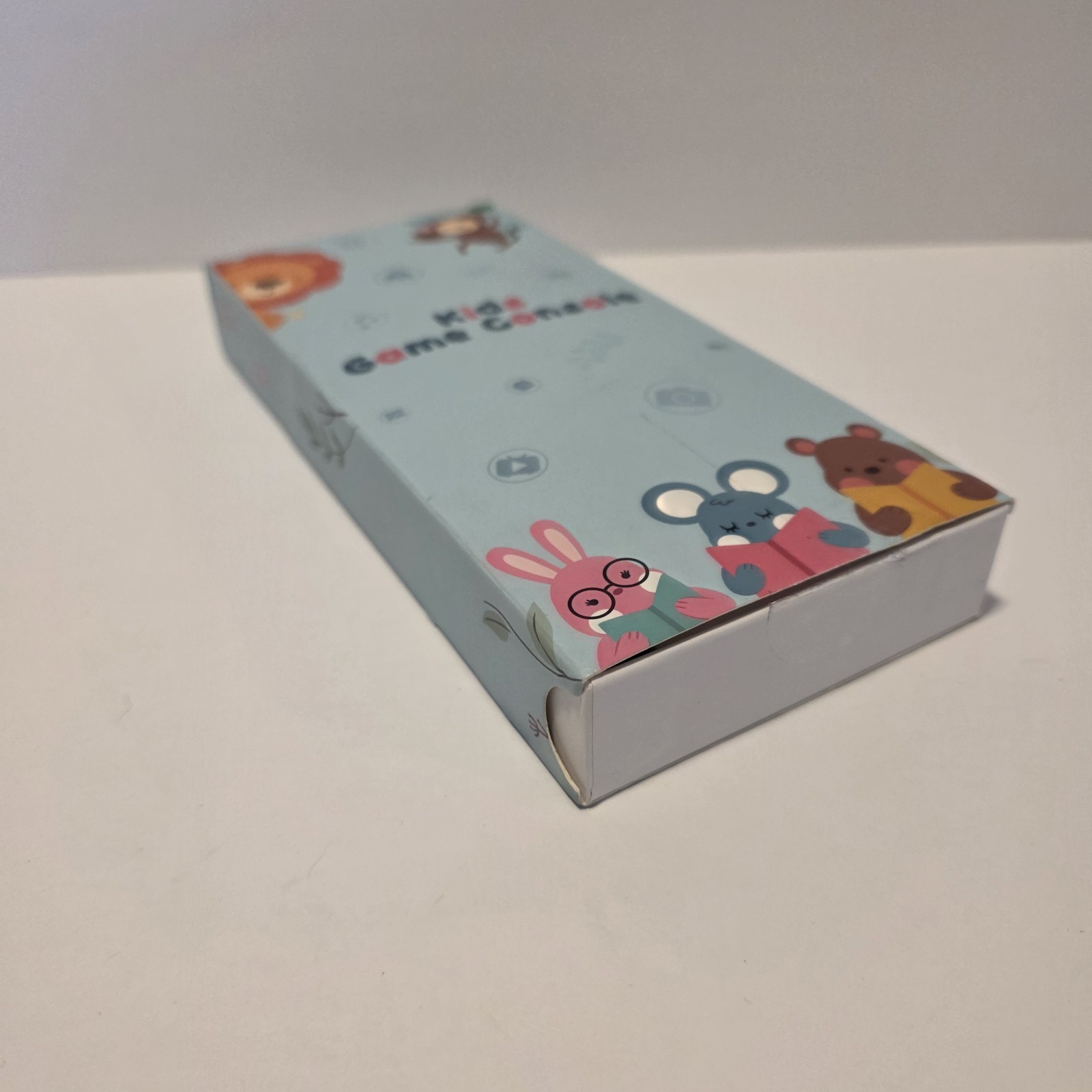 Kids Game Console -Camera- Slim Device – Green Dinosaur Graphic