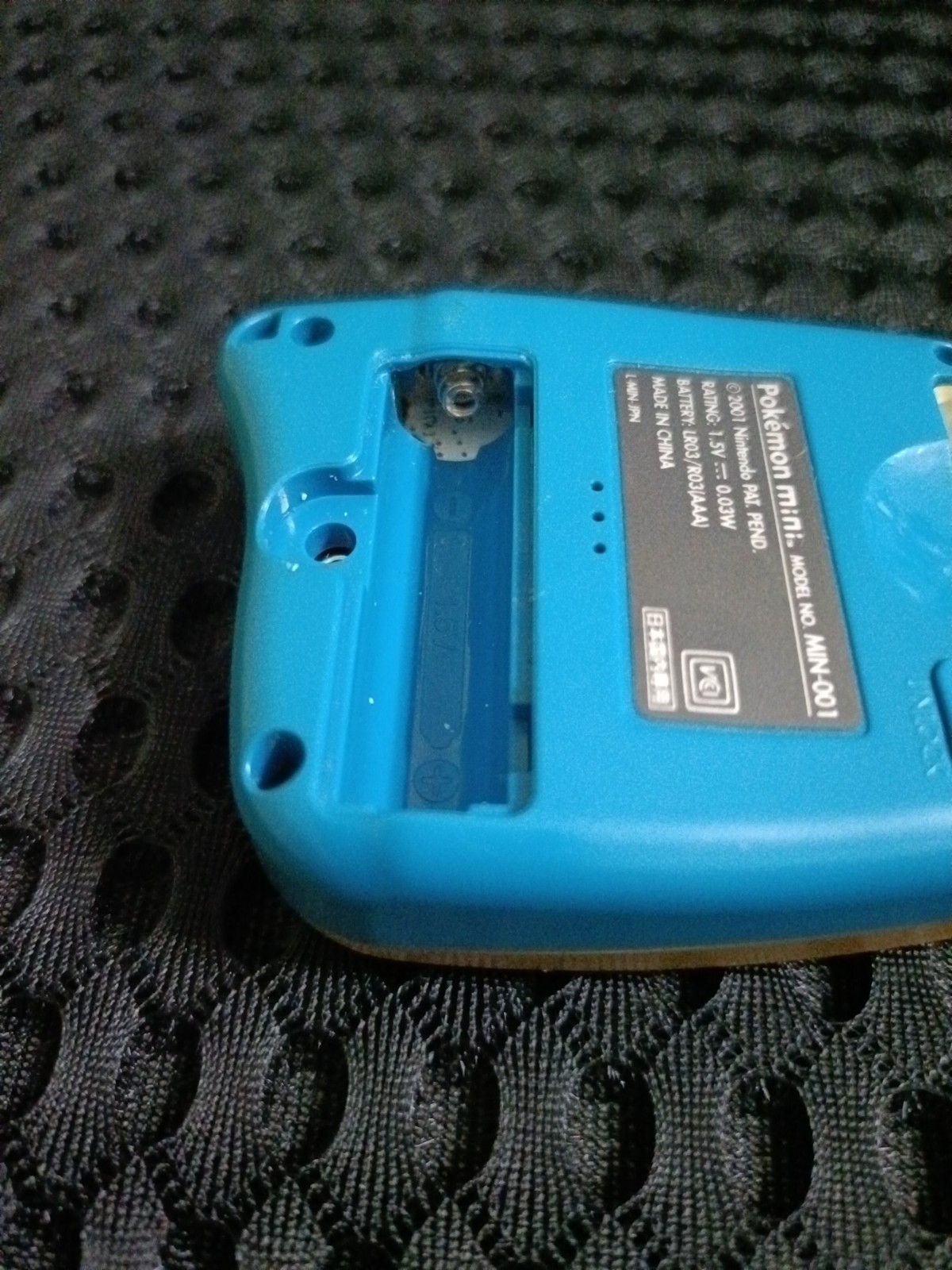 Pokemon Mini Console Blue Nintendo w/ Pokemon Party Cartridge Japan Tested