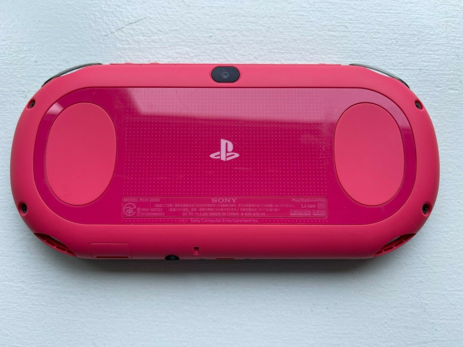 Sony Playstation PS Vita 2000 Slim PCH-2000 – Pink Black – *GREAT* + Charger