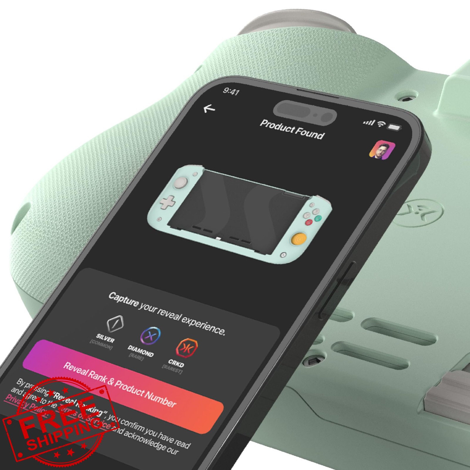 CRKD Nitro Deck Nintendo Switch OLED Retro Mint