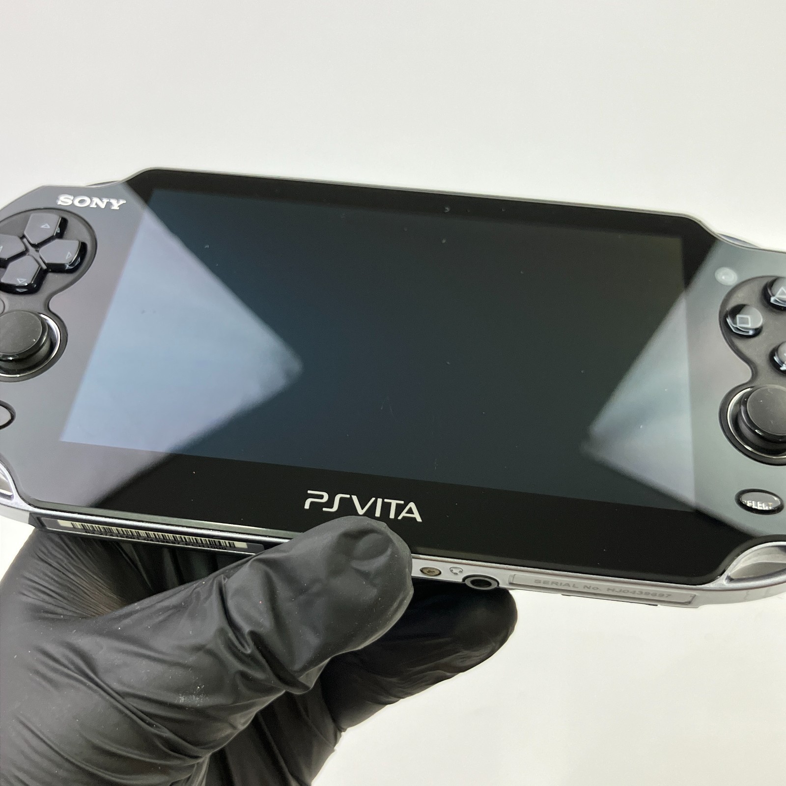 Refurbished PS Vita PCH-1100 Sony PlayStation Crystal Black Console Only Works 3