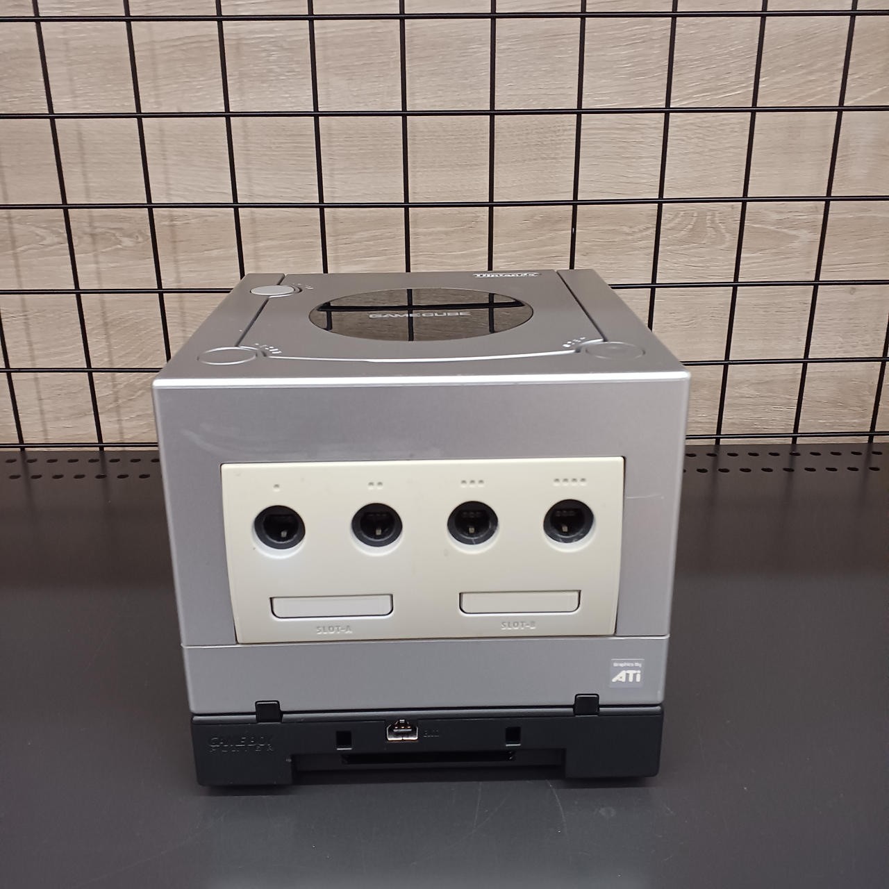 Nintendo GameCube Silver Console Game Boy Player HORI Blue Controller Set Japan