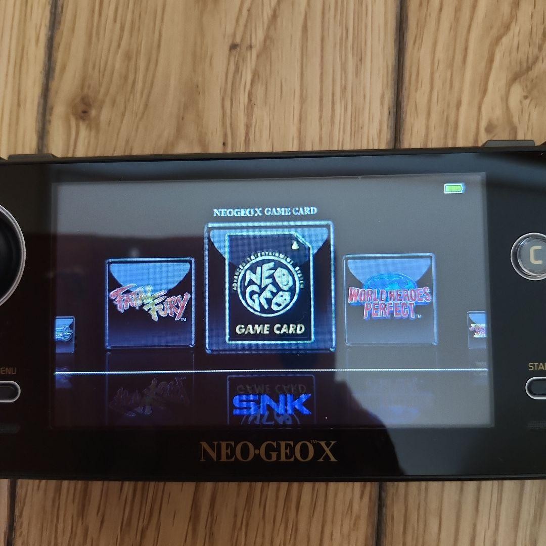 SNK NEO GEO X GOLD Limited Edition Console Complete Box Japan F/S