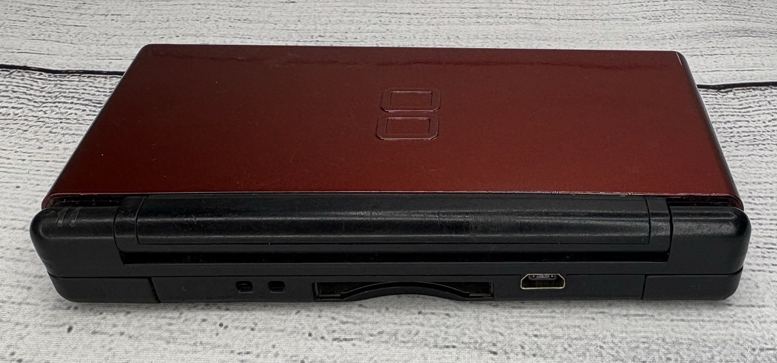 Nintendo DS Lite Crimson – Red/Black Crimson Bottom SCREEN ISSUE