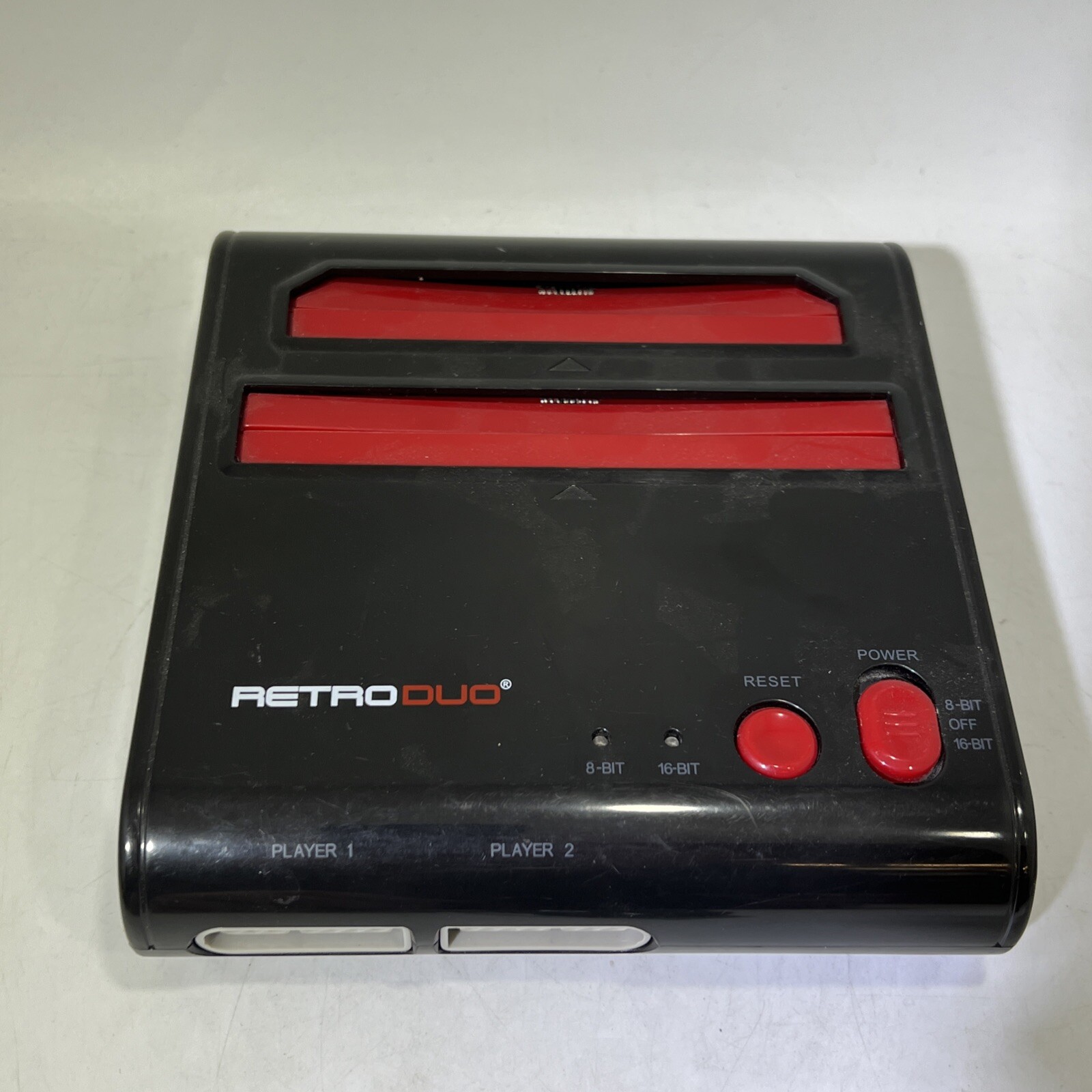 Retro-Bit Retro Duo Console Black/Red SNES & NES Bundle 1 Controller #ML