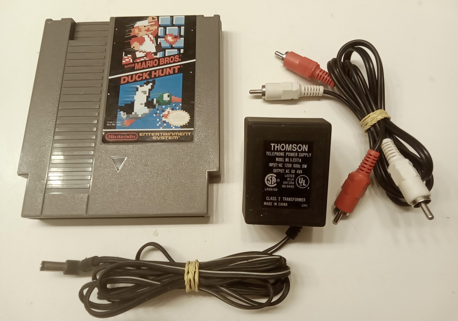 Nintendo NES Console w/ Controller, Zapper, Game, AV Cable, & AC Adapter