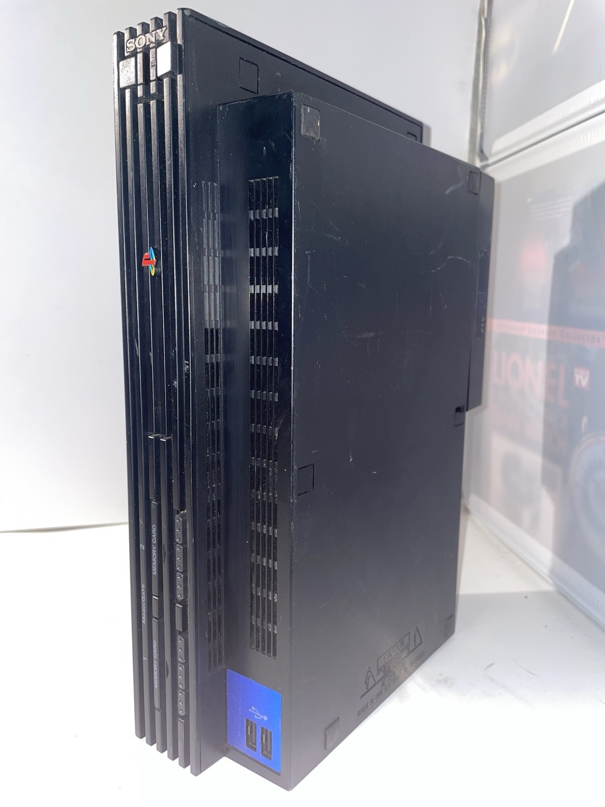 Sony Playstation 2 Fat Console + Official Network Attachment + Cables (TESTED)