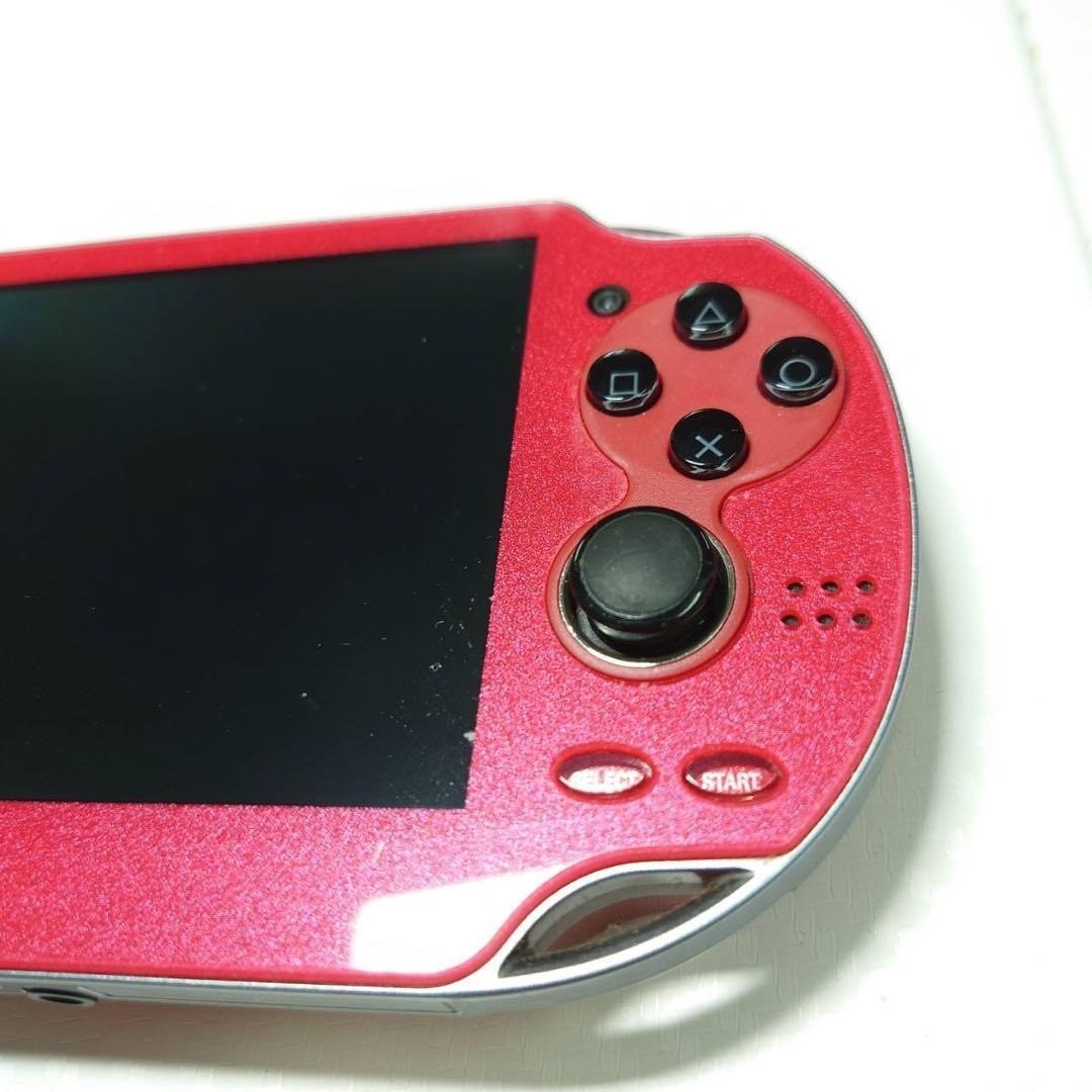 Sony PlayStation Vita PCH-1000 Cosmic Red Complete in Box Near Mint 7074