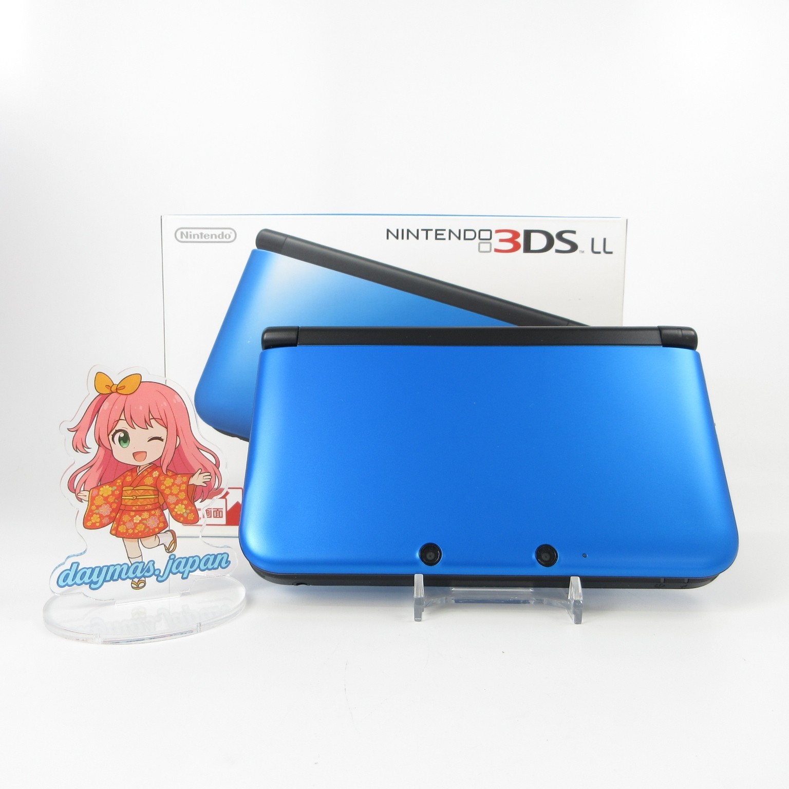 【Excellent】Nintendo 3DS LL XL Blue x Black Console Japanese Edition #RET0406/01