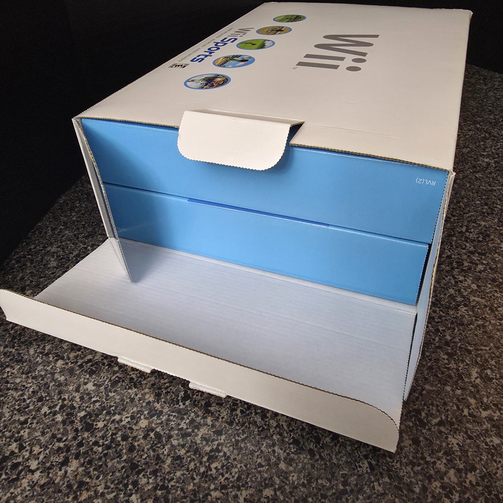 Nintendo Wii Sports Bundle BOX ONLY With Manuals Inserts Registration Card OEM