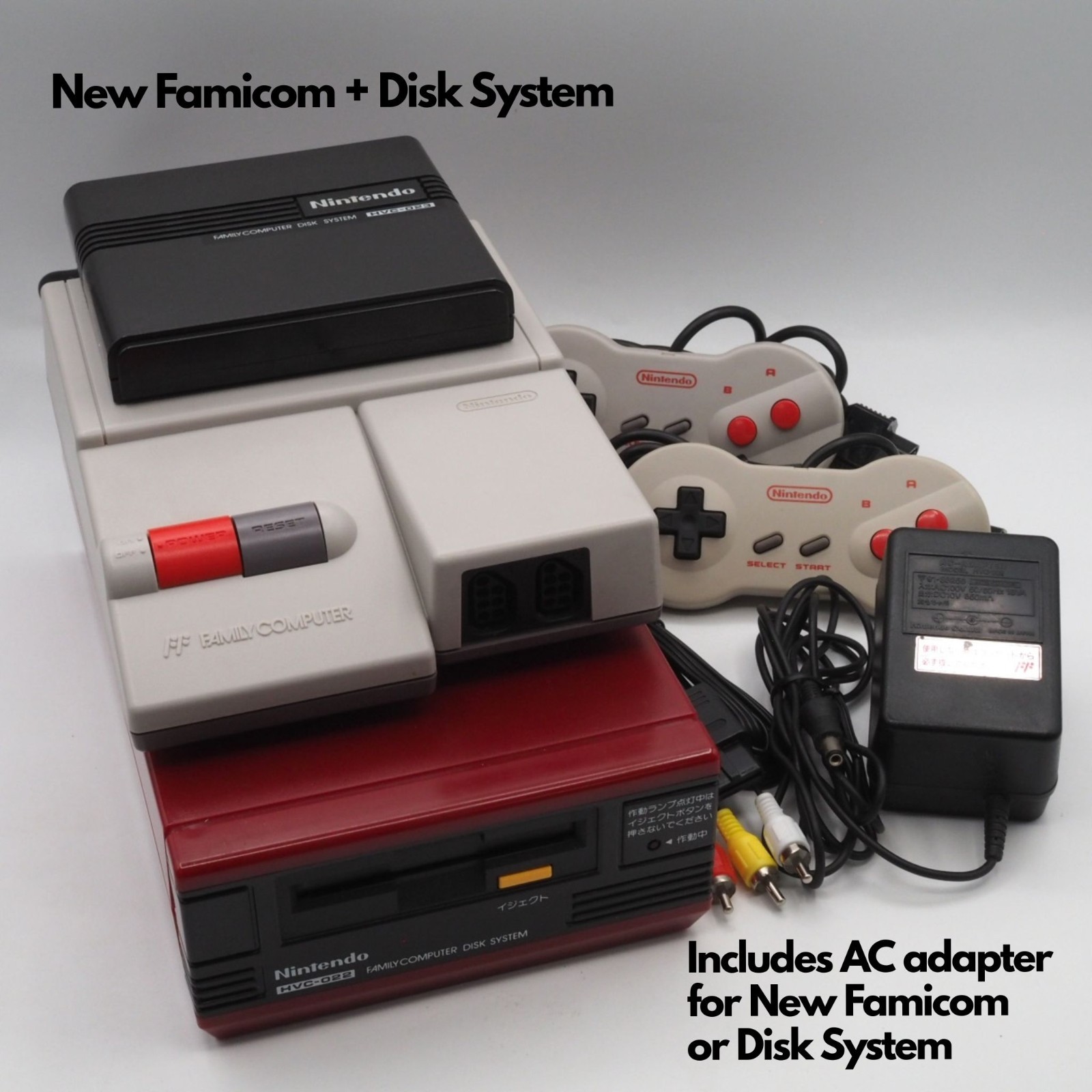 Nintendo Famicom / Disk System Console system – Choose Your Bundle Tested NTSC-J