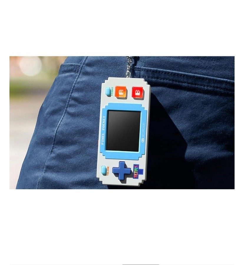 My Arcade DGUNL-7083 Pixel Pocket Tetris Mini Gaming System Key Chain 6+ New