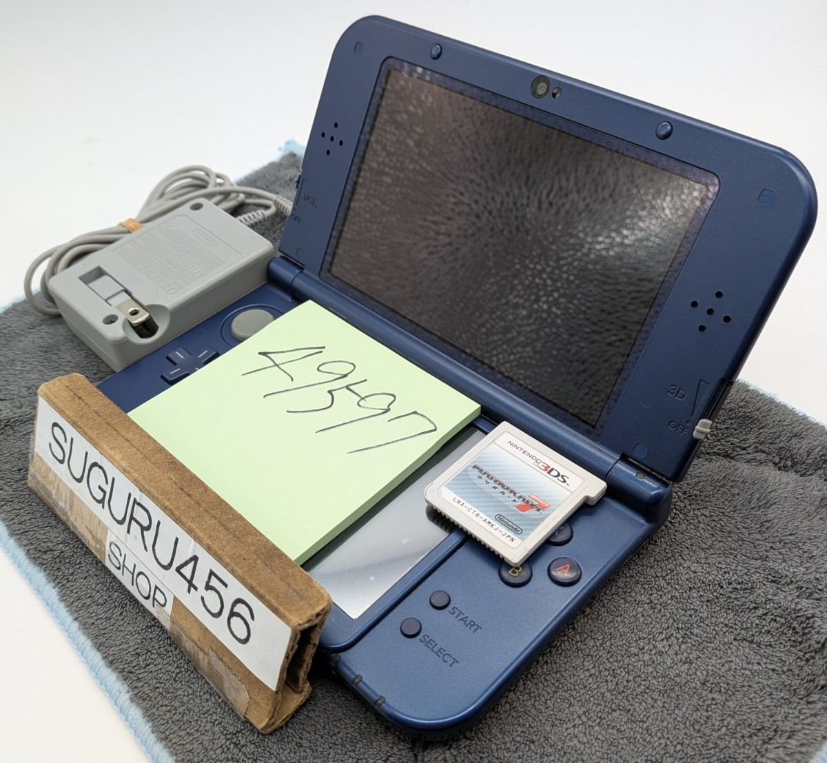 【Excellent5】Nintendo NEW 3DS LL XL Blue Handheld Used Game Console From Japan