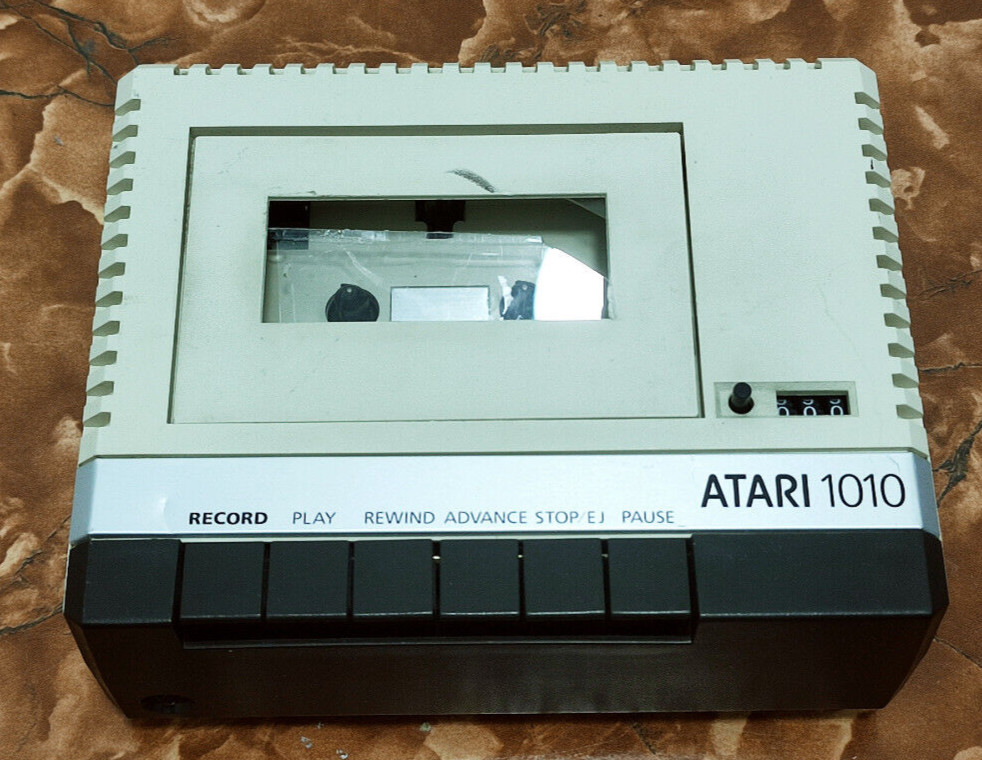 Vintage Atari 1010 Program Recorder Untested For Parts or Repair