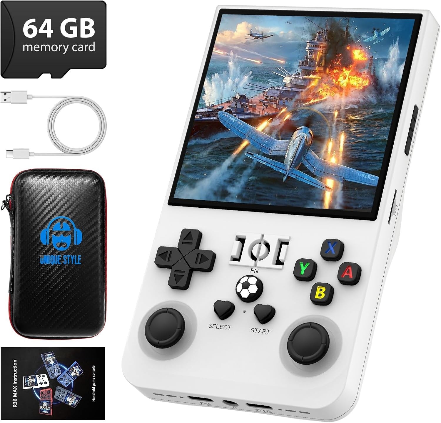 Handheld 64GB Retro Gaming Console with 18,000+ Classics and 4000mAh Battery