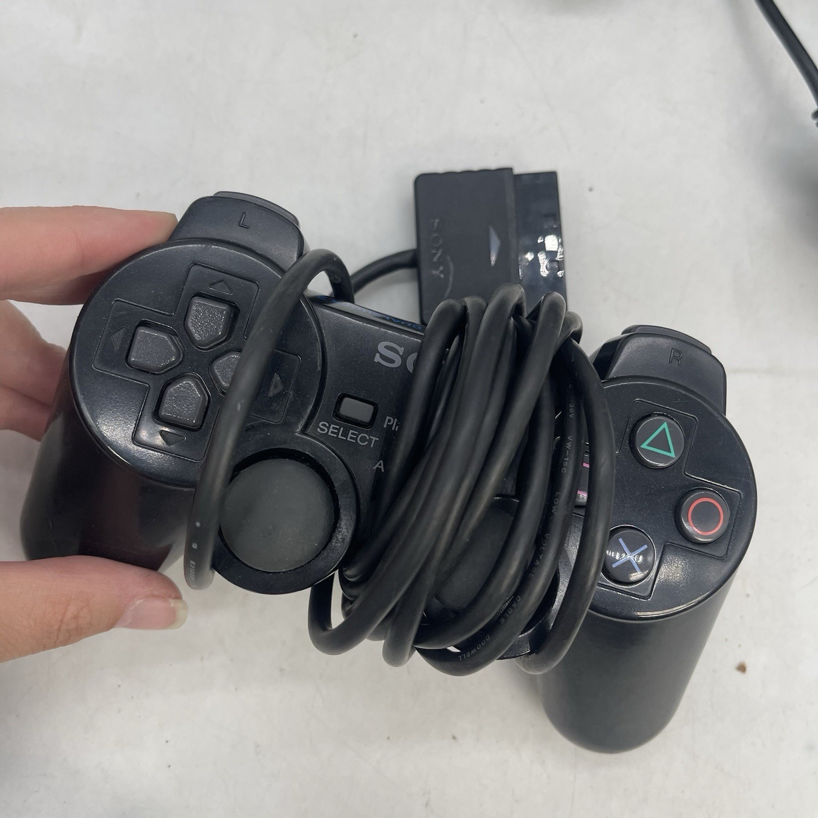 Sony PlayStation 2 PS2 Slim Console w 2 Controllers Tested Working