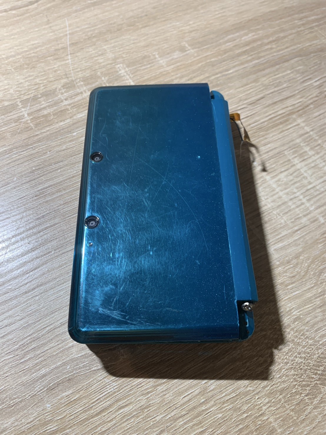 1275 Nintendo 3DS Aqua Blue For Parts
