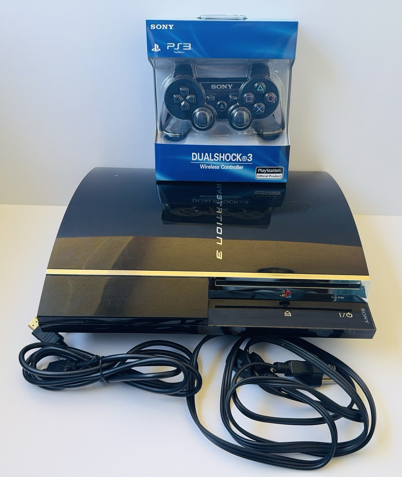 PS3 Backwards Compatible Ceche01 1TB Void Label Still Intact New Controller