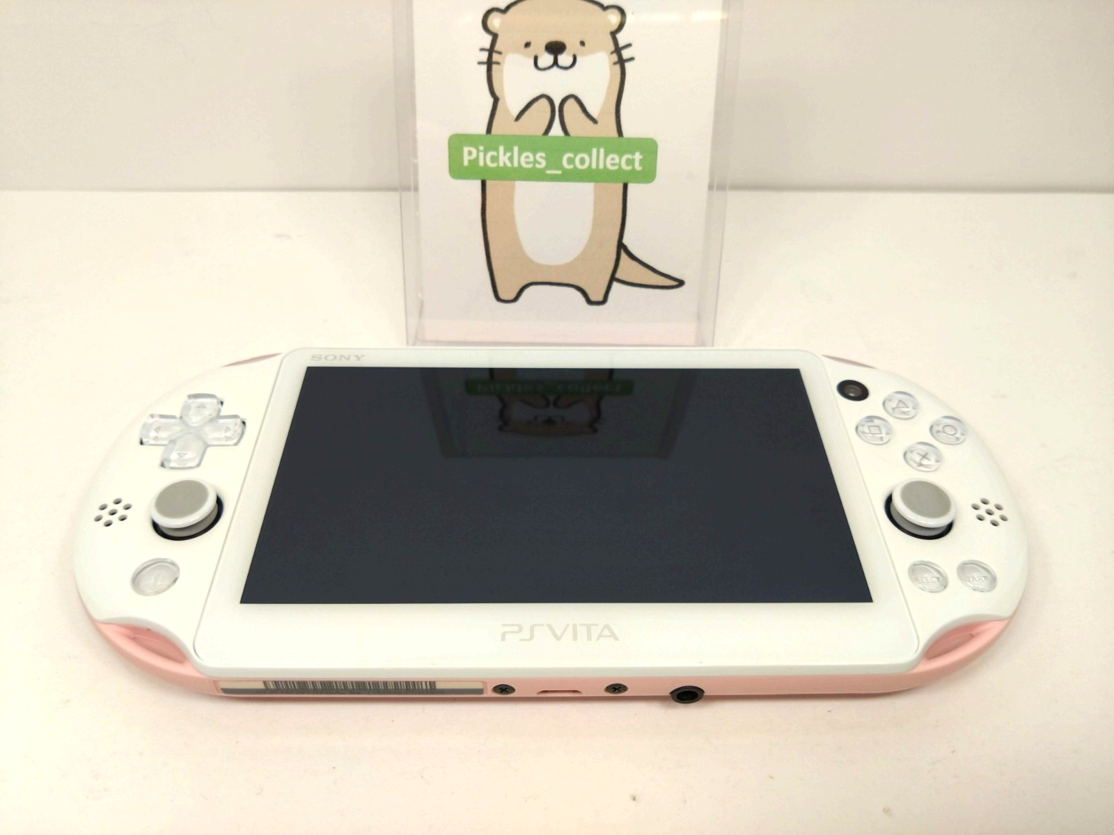 PS Vita Light Pink White Console only PCH-2000 ZA19 Wi-Fi PSV Tested 0529E