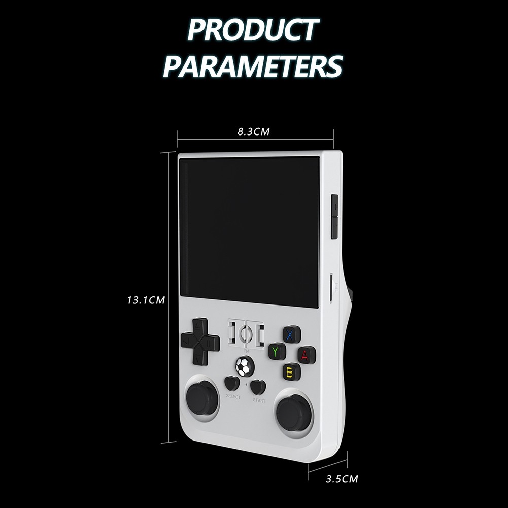 R36PRO 128GB Portable Retro Game Console 3.5 Inch Screen Lett3656