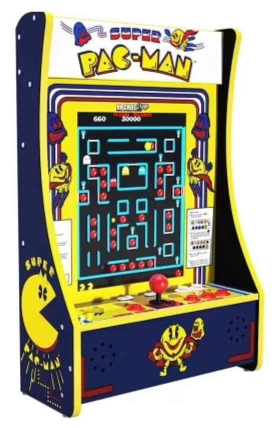 NEW Arcade1up Super Pacman Party-Cade 1-In-1 SEALED NEW -17″ Monitor – FREE GIFT