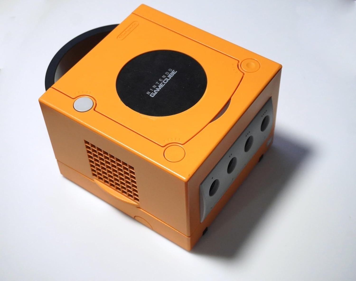 Nintendo GameCube Orange Console Only DOL-101 Tested Working Japan Import