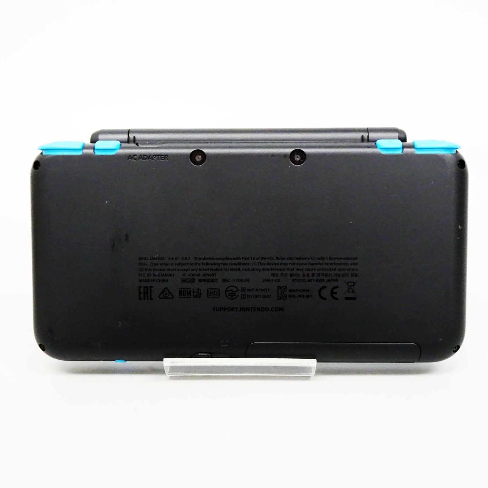 New Nintendo 2DS LL XL Black Turquoise Console Handheld System Japan Tested
