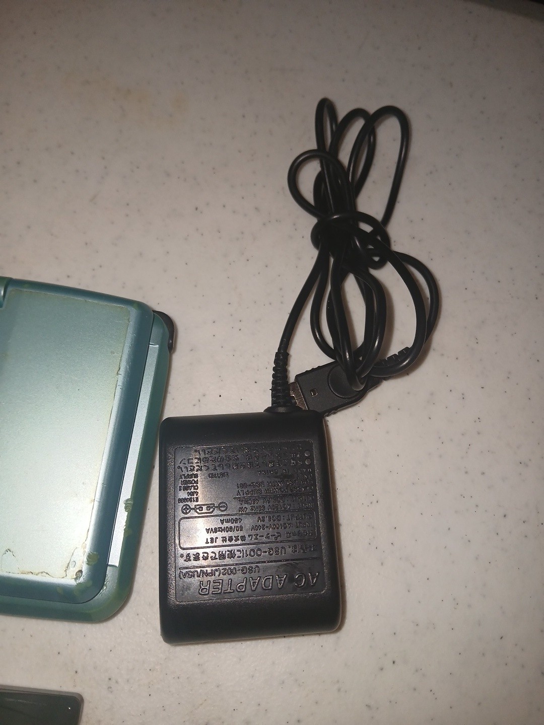 Nintendo DS NintenDogs Teal Blue Best Freinds Limited Edition + Charger + Game