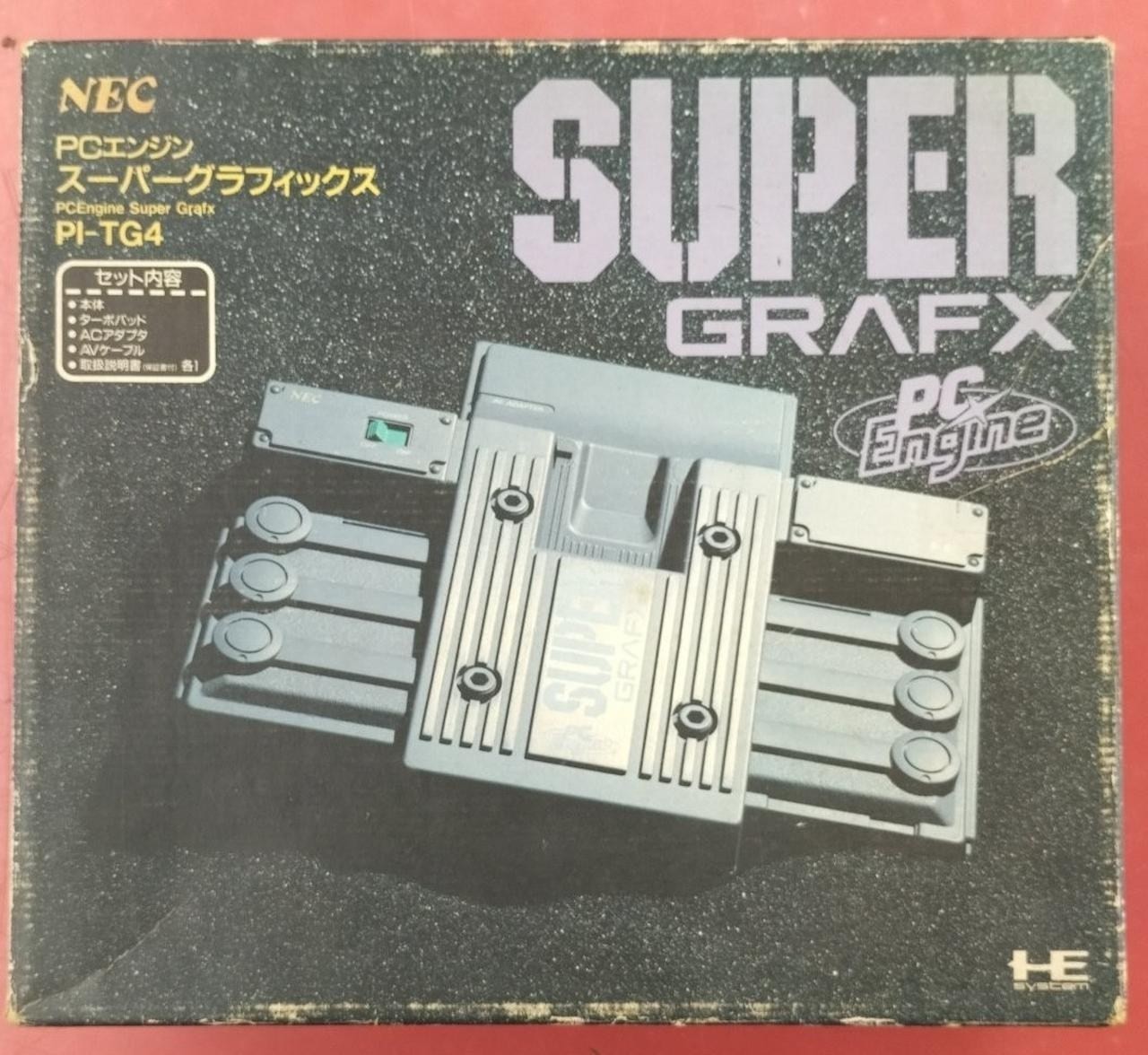 NEC PC Engine SuperGrafx PI-TG4 Boxed Accessories Included A1612
