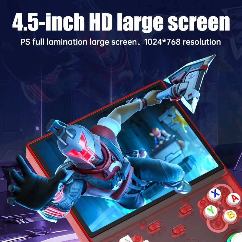 New R36 Ultra X Handheld Retro Video Game Console IPS Screen 128GB Preloaded Gam