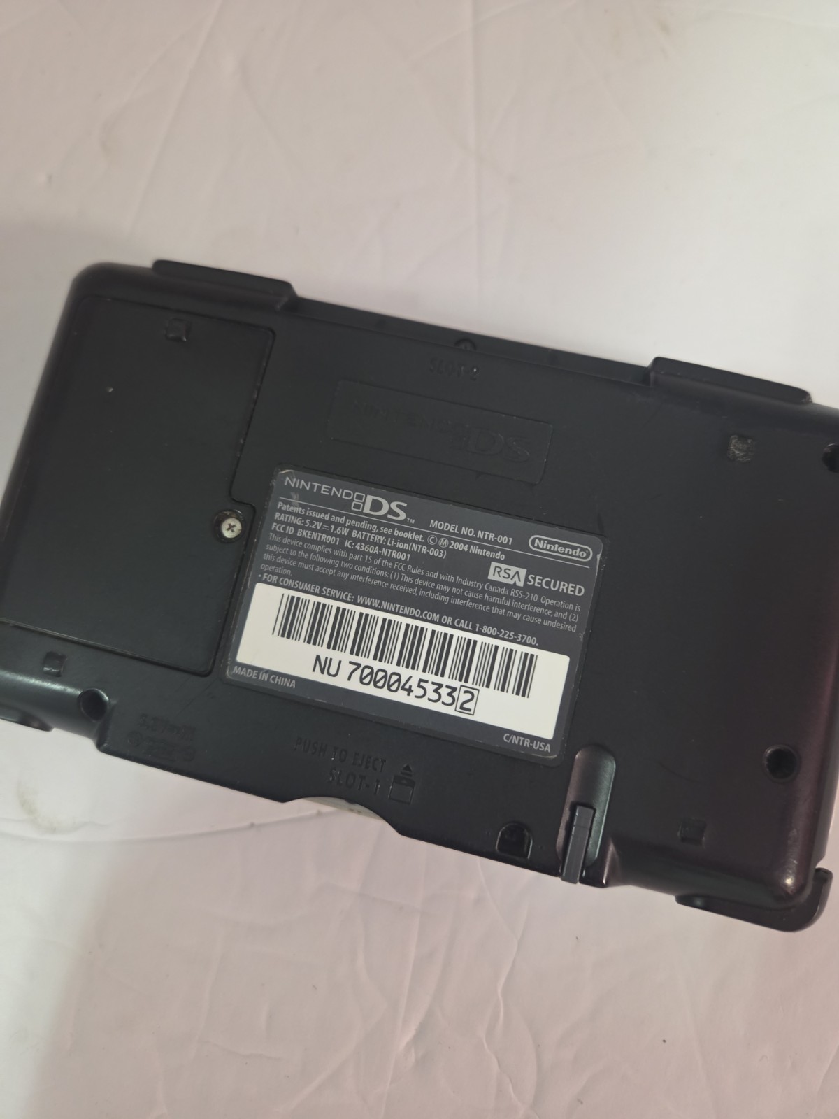 Nintendo DS Silver Console Ntr-001