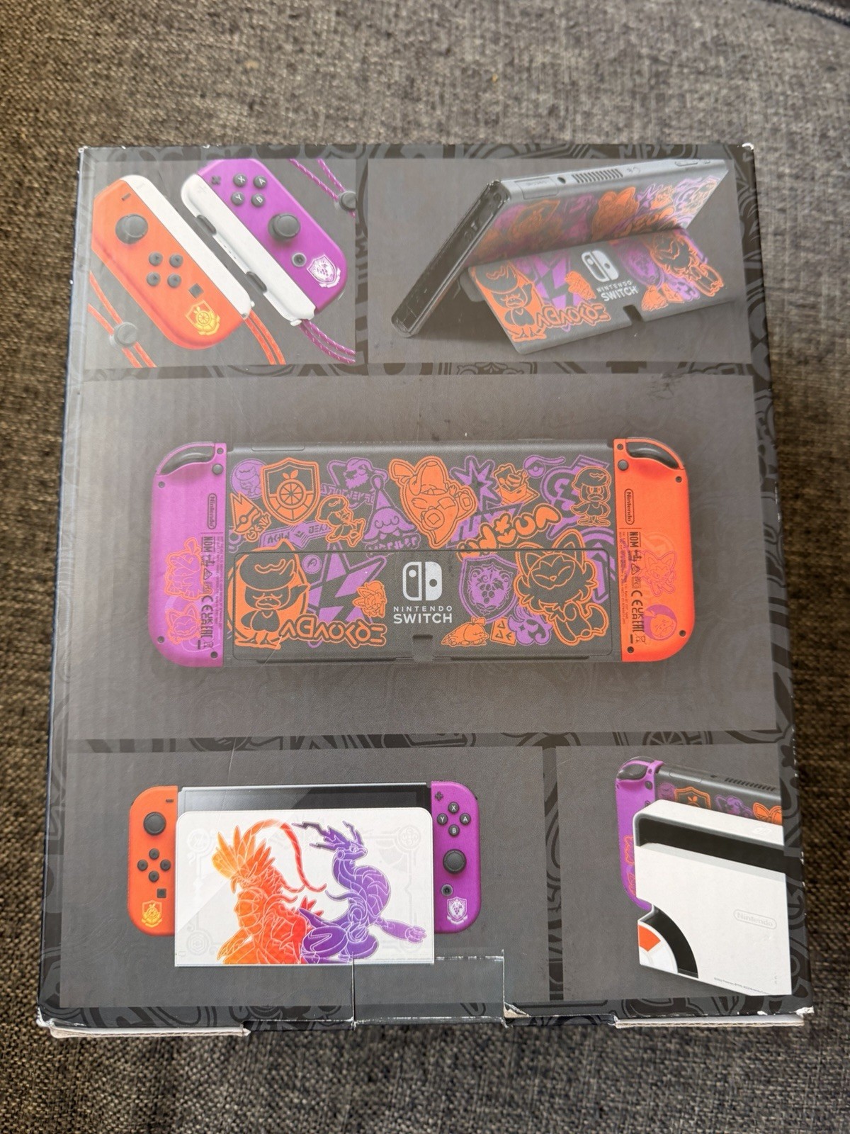 Nintendo Switch (OLED Model) HEG-001 Pokémon Scarlet & Violet Edition – 64GB…