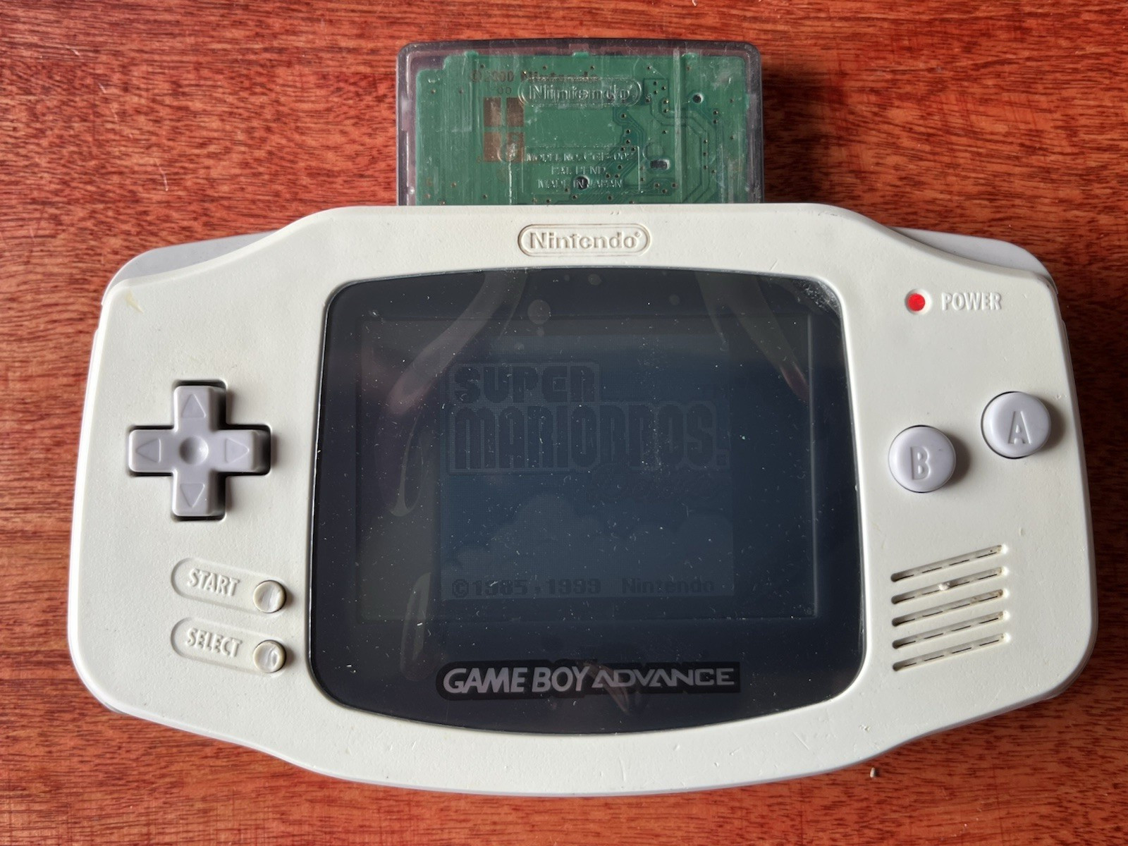 Gameboy Advance AGB-001 White New Lens / Tested & Working! Game Not Included