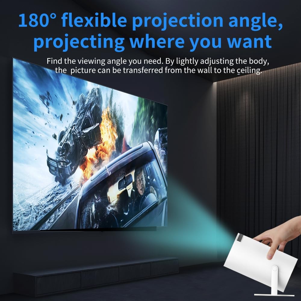 X10 Plus Retro Game Console with Projector,4K HD Portable Projector with 1000…