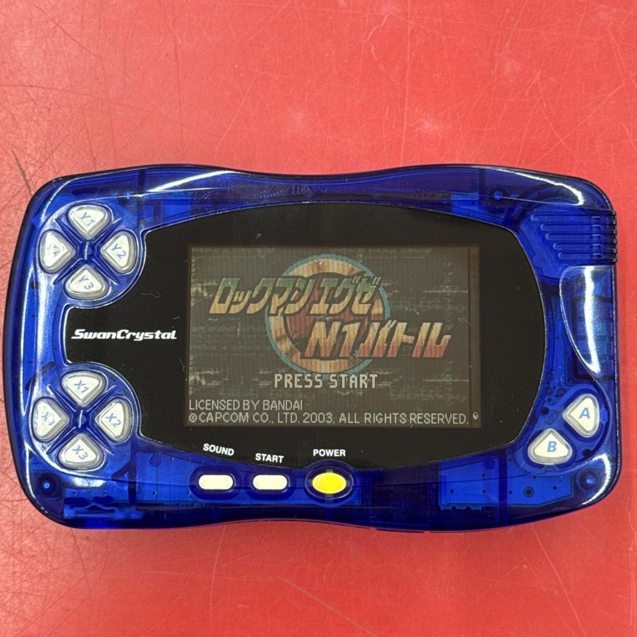 BANDAI WonderSwan Crystal SCT-001 Console From Japan A1854