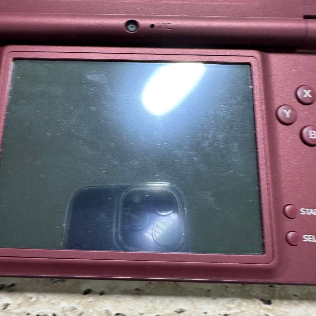 Nintendo DSi LL Wine Red Console Boxed Tested Working 6586