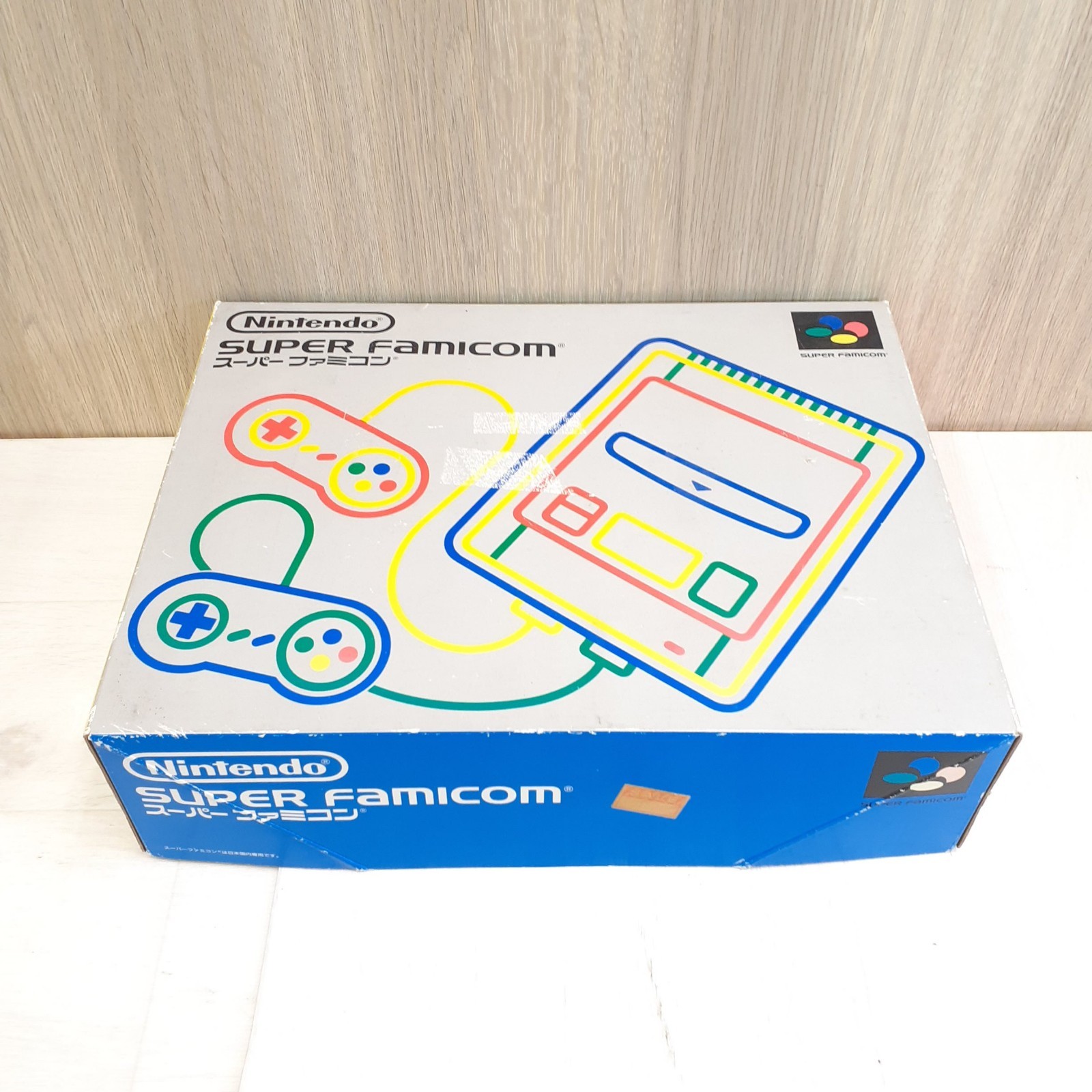 Super Famicom console with box & 3 games Mario & D.Kong CIB *US TARIFF PAID S109