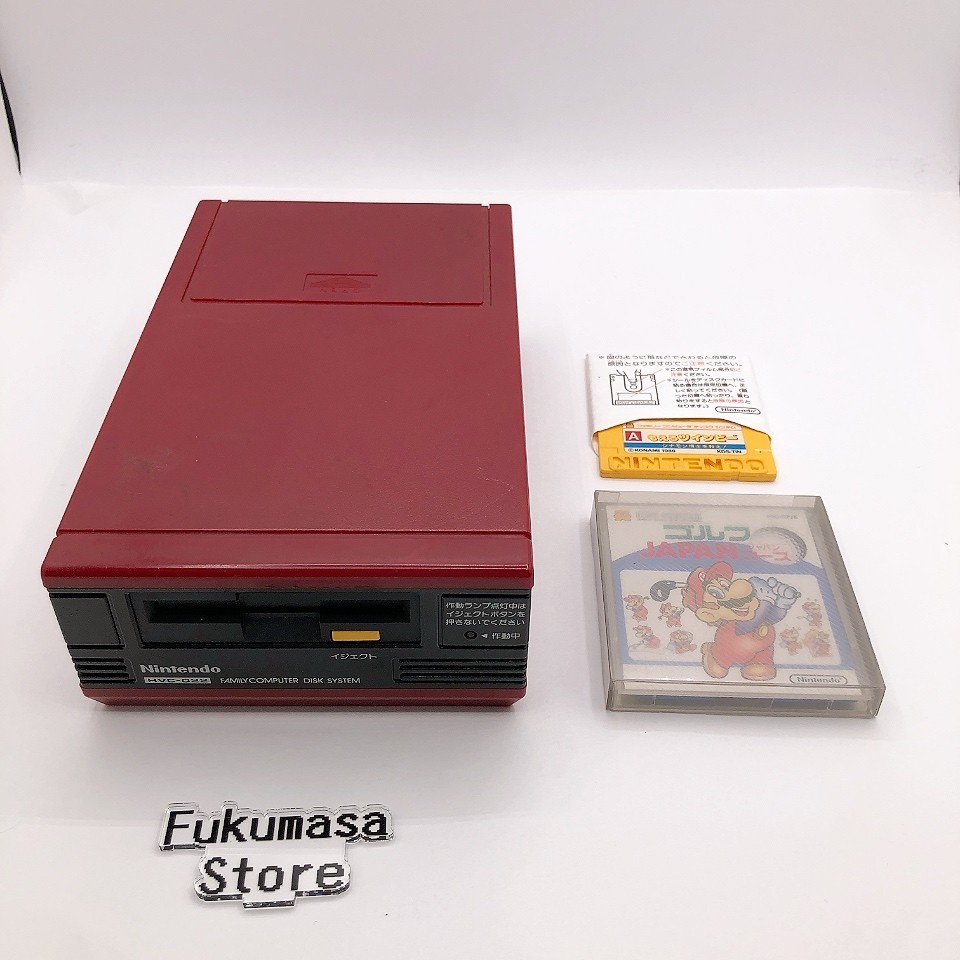 Nintendo Famicom Disk System Console only HVC-022 New Belt Made in Japan Tested