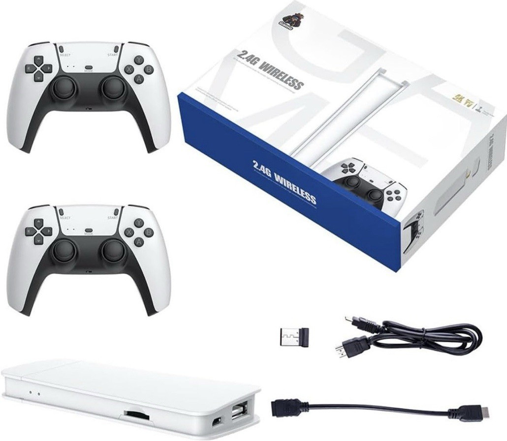 4K HD Handheld Game Console White Black Wi-Fi 3D Audio HDMI USB 4K UHD