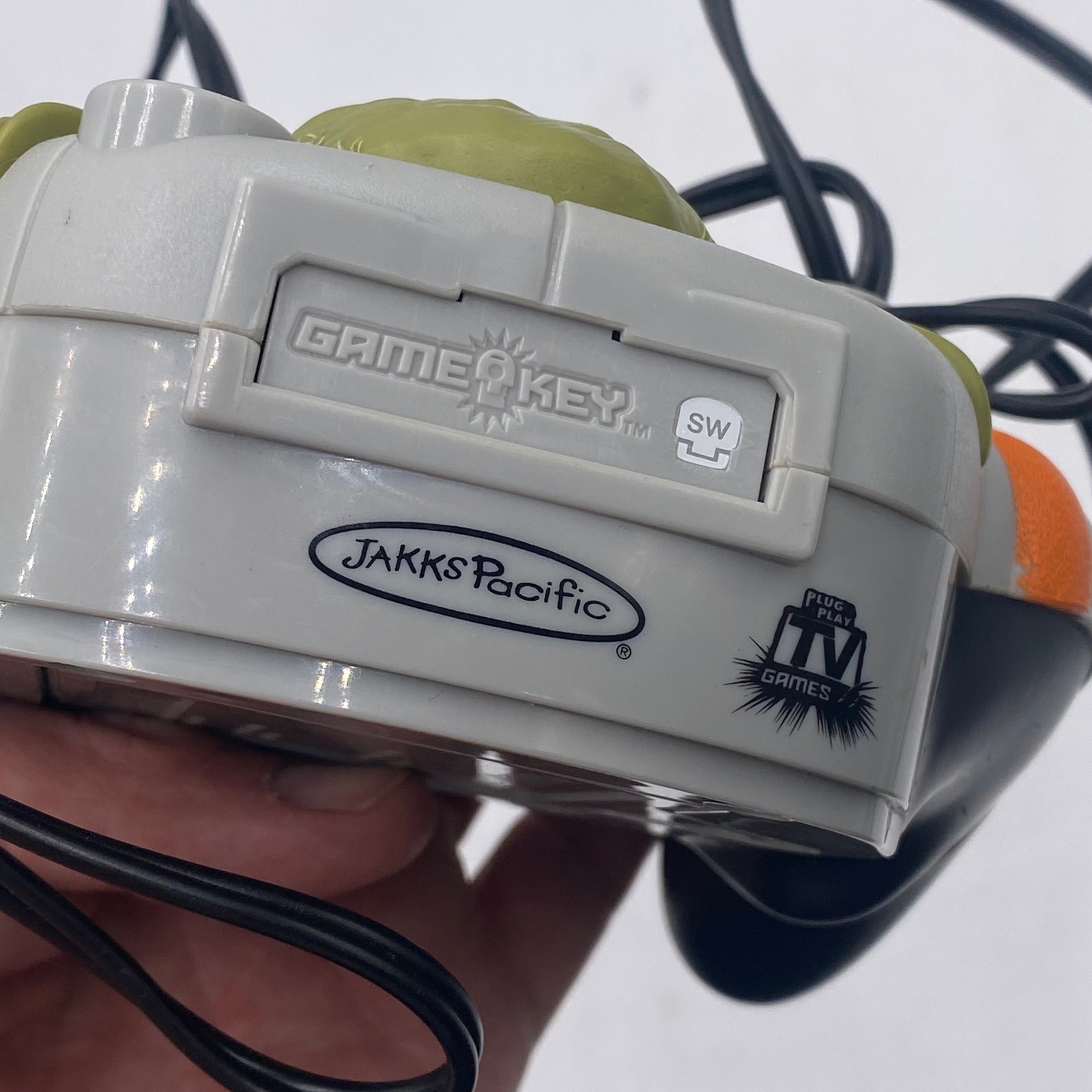 STAR WARS Jakks Pacific Yoda Plug It In & Play TV Games Console Gray Retro 2005