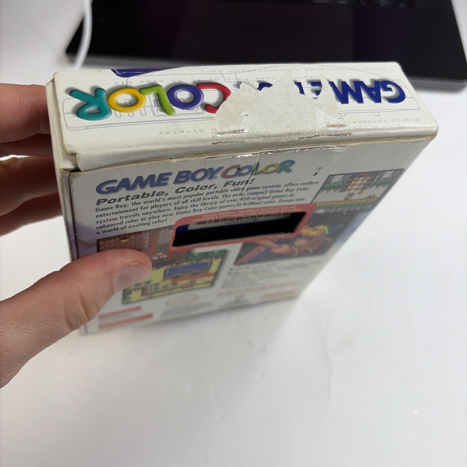 Nintendo OEM GameBoy Color Grape Purple Console In Box CGB-001
