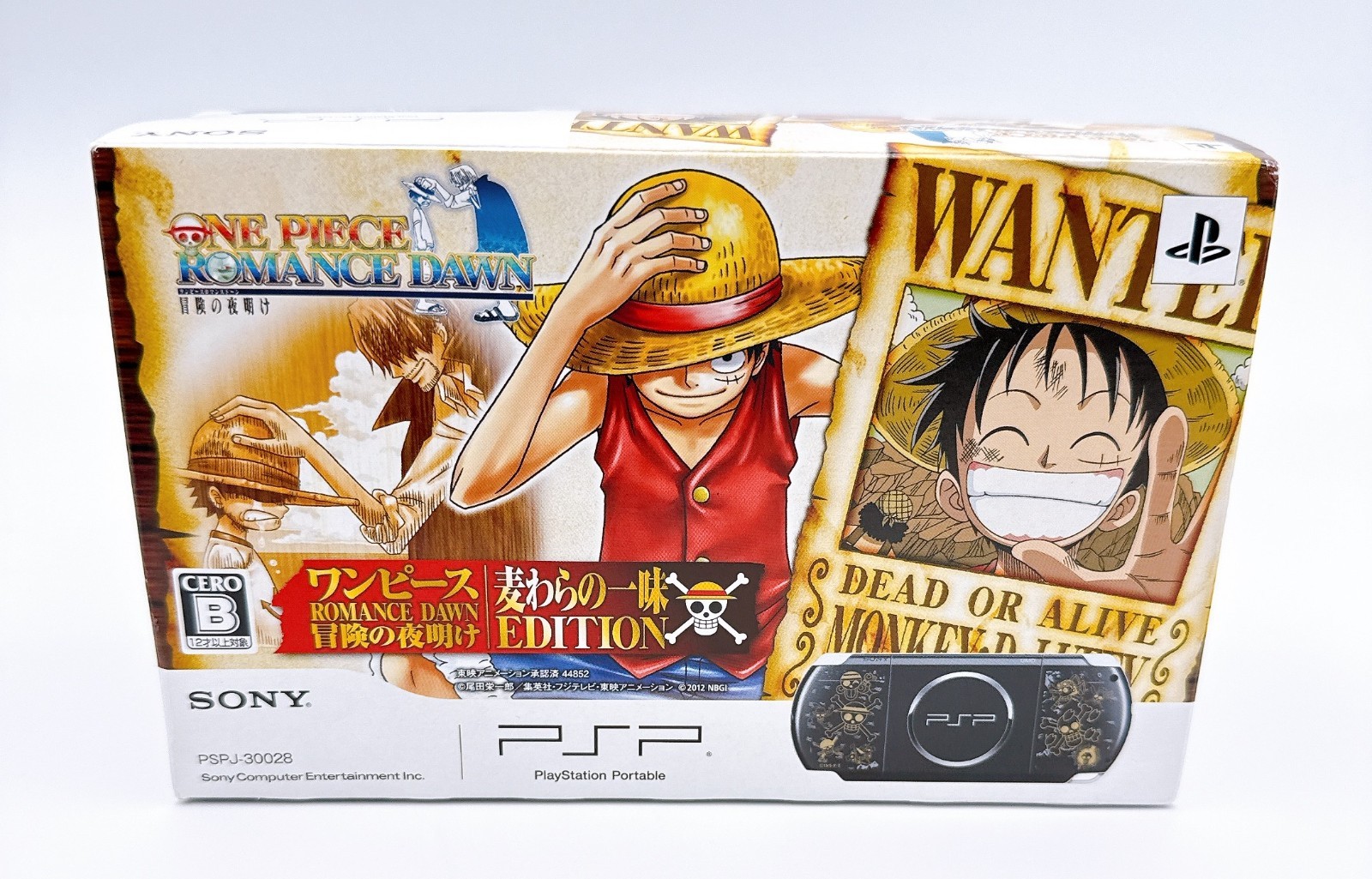 Sony PSP-3000 Console Black One Piece ROMANCE DAWN Limited Edition Box – Mint
